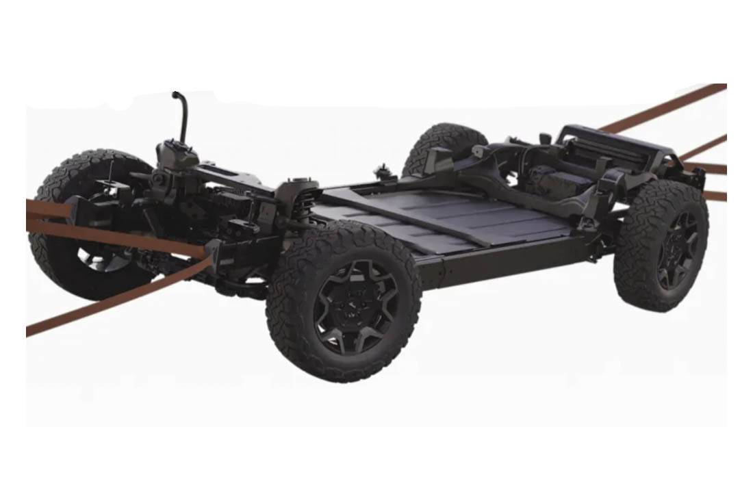 Jeep Recon EV Official: Scout EV Pickup & SUV debut w/ Gas Range Extender, 4x4, BOF, Lockers, Sway Bar Disconnect -- All Specs, Wallpapers, Video scout-ev-suspension-jpg-